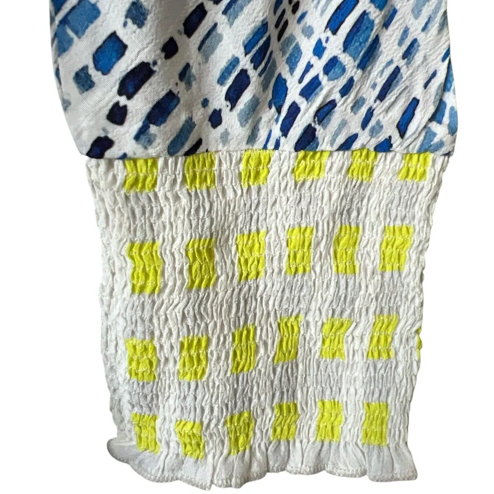 Conditions Apply Yvelisse Abstract Eye Print L/S Maxi Dress XXL Reg. $248 NWOT - Picture 4 of 11